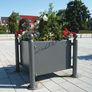 steel planter