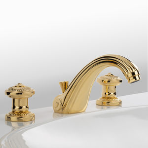 double-handle washbasin mixer tap