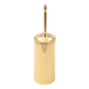 metal toilet brush holder / floor-mounted