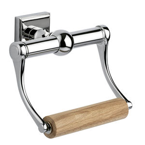 wall-mounted toilet roll holder / chrome