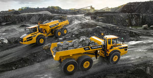 articulated dump truck