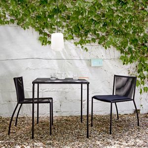 contemporary chair / upholstered / stackable / polypropylene