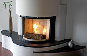 contemporary fireplace surround
