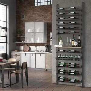 wall-mounted bottle holder