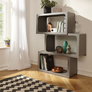 modular shelf / contemporary / birch