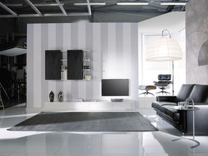 contemporary TV wall unit
