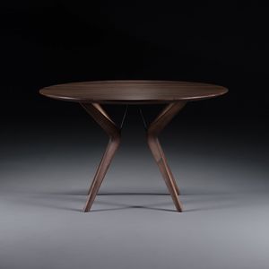 contemporary table / oak / walnut / cherrywood