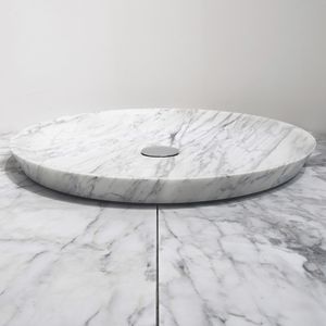round shower base