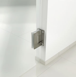 glass door hinge / shower / aluminum
