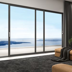 sliding door handle / for sliding windows / tilt-and-turn window / aluminum