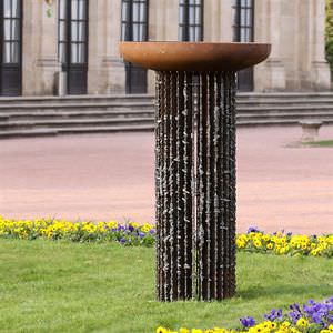 wood-burning fire pit