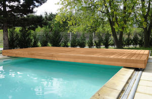 security sliding deck pool cover