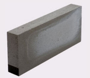 solid concrete block / cellular / for load-bearing walls / for foundations