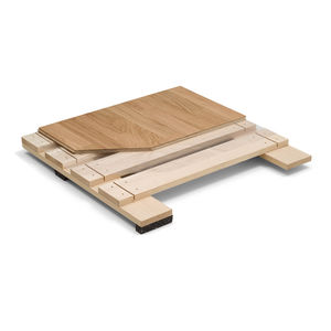 solid parquet floor