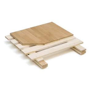 solid parquet floor