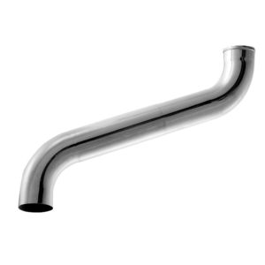 copper rainwater down pipe