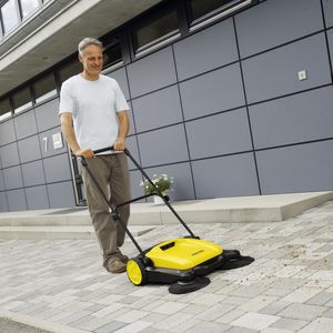 walk-behind sweeping machine