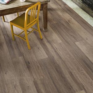 vinyl flooring / residential / strip / natural finish
