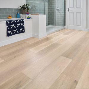 vinyl flooring / residential / strip / natural finish