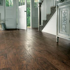 vinyl flooring / residential / strip / antique