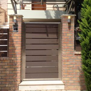 stainless steel garden gate