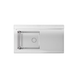 single-bowl kitchen sink