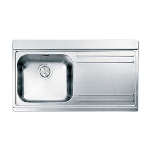 single-bowl kitchen sink