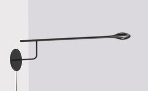 contemporary wall light / metal / carbon fiber / LED