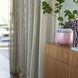 plain sheer curtain fabric
