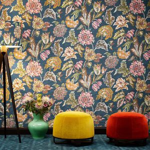 upholstery fabric / for curtains / wall / plain