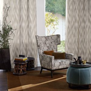 plain sheer curtain fabric / polyester / washable / transparent