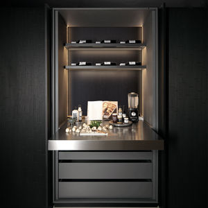 contemporary storage cabinet for kitchen