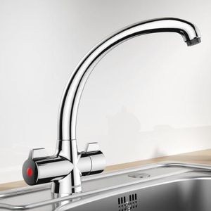 countertop double-handle mixer tap