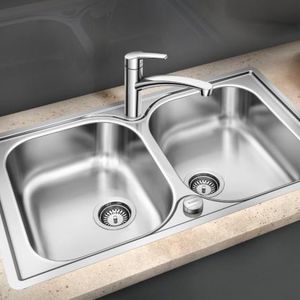 double kitchen sink