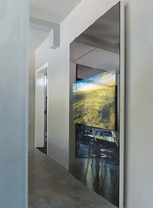 wall-mounted mirror