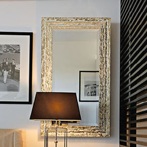 wall-mounted mirror
