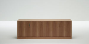 low filing cabinet / wooden / with drawers / modular