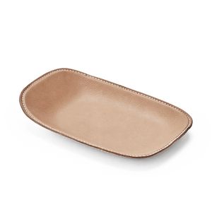 full-grain leather serving tray