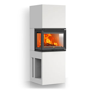 3-sided fireplace insert