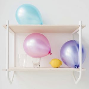 wall-mounted shelves