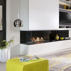 Natural gas fireplace - KALFIRE G105/37C - Kalfire Fireplaces ...