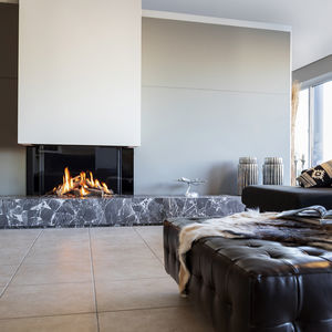 Natural gas fireplace - KALFIRE G105/37C - Kalfire Fireplaces ...