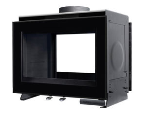 wood-burning fireplace insert / double-sided