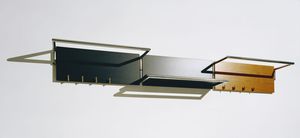 wall-mounted coat hanger rack