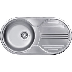 single-bowl kitchen sink