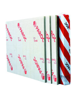 thermal insulation / stone wool / wall / rigid panel