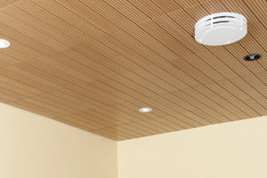 wooden suspended ceiling