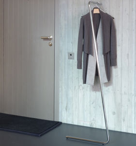 wall-mounted coat hanger rack