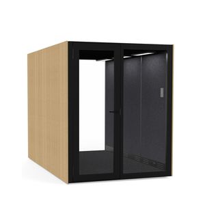 office pod with built-in lighting 1