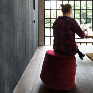 contemporary pouf